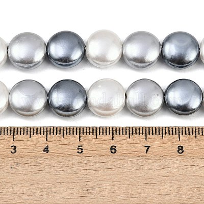 Гальванические оболочки жемчужные бусы пряди BSHE-H113-02B-1