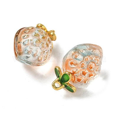 Прозрачные стеклянные подвески GLAA-P072-03G-04-1