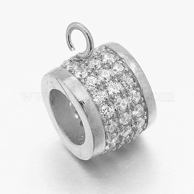 Латунные поручни из кубического циркония с микропаве&nbsp;LS-ZIRC-M075-05P-A-NR-1