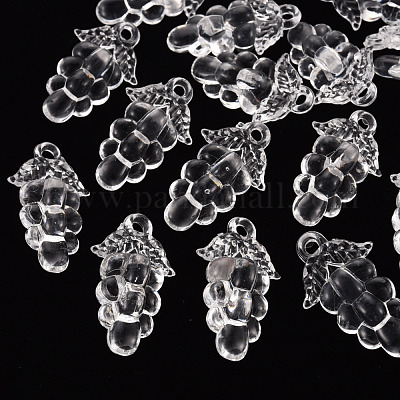 Осенняя тема прозрачные акриловые бусины TACR-S154-60B-205-1