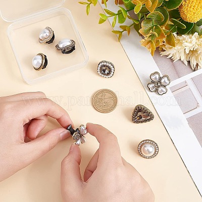 8 шт. 8-х стильные литые пряжки для обуви FIND-FG0001-65-1