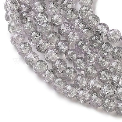 Стеклянные бусины кракле GLAA-XCP0002-03C-1