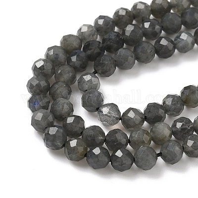 Природные лабрадорита бисер нитей&nbsp;LS-G-L622-C03-4mm-1