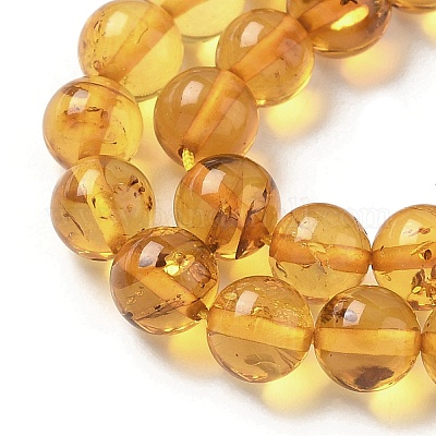 Янтарные шарики нити G-L095-B01-6mm-02-1