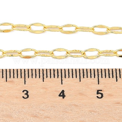 Ожерелье из латунных скрепок для женщин NJEW-P265-29G-1