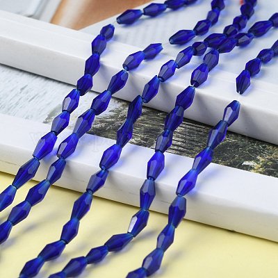 Непрозрачное стекло бисер нитей GLAA-P001-03A-07-1