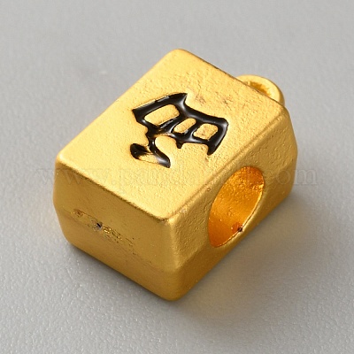 Подвесные дужки из сплава с черной эмалью&nbsp;FIND-WH0139-711C-G-1