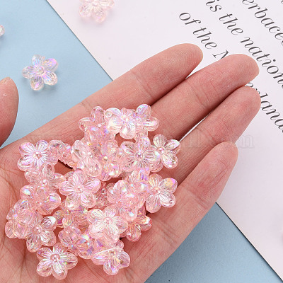 Прозрачные акриловые бусины TACR-S154-45C-902-1