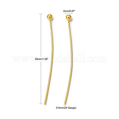 Контакты латунь шаровой головкой KK-R020-07G-1