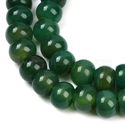 Окрашенные естественный агат бисер пряди G-U030-A01-03-1