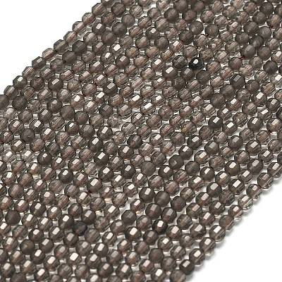 Природный дымчатый кварц нитей бисера&nbsp;G-A260-A53-01-1