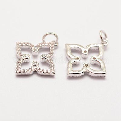 Латунные микро проложить класса AAA кубического циркония подвески ZIRC-G090-44P-NR-1