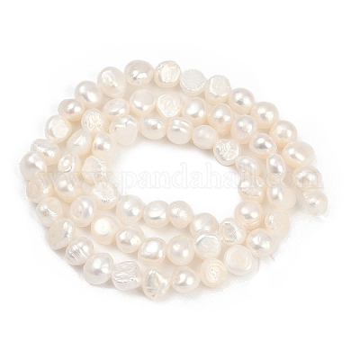 Нити из натурального культивированного пресноводного жемчуга PEAR-P064-19G-05A-02-1