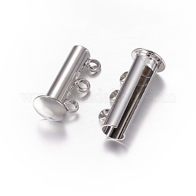 3-пряди латунные магнитного слайд замок застежки E214-1