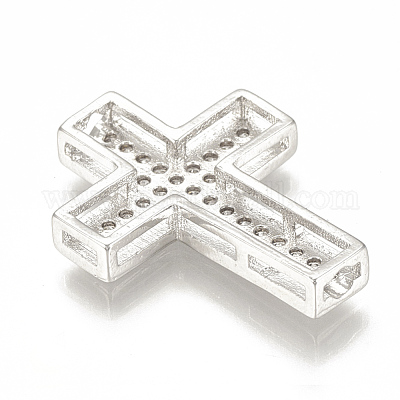 Латунные микро проложить кубического циркония подвески ZIRC-Q015-079P-1