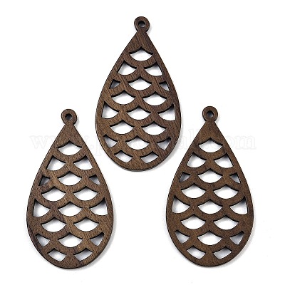 Подвески из орехового дерева WOOD-A025-04B-1