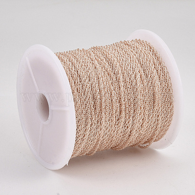 Паяные латунные покрытые железные веревочные цепи CH-S125-07A-RG-1