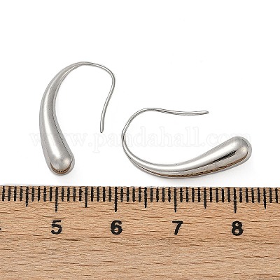 Серьги-капли из нержавеющей стали 304 EJEW-S272-06P-1