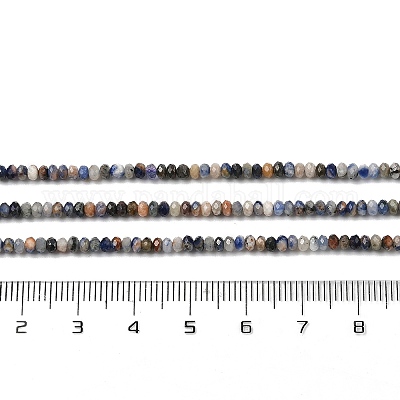 Природный содалит бисер нитей G-G189-C02-02-1