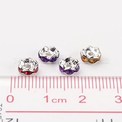 Латунные бусины разделители для поставки стразов X-RSB6mm-1