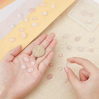 40шт. 4 вида кабошонов из драгоценных камней G-FH0001-25-1