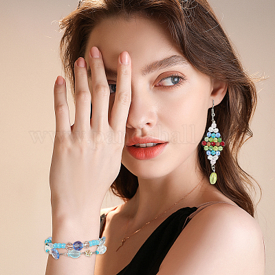 1 набор стеклянных бусин GLAA-PH0003-62A-1