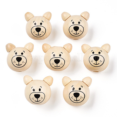 Натуральные деревянные бусы WOOD-S040-31-07-1