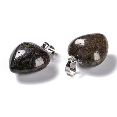 Синтетические черные каменные подвески G-I311-A05-1