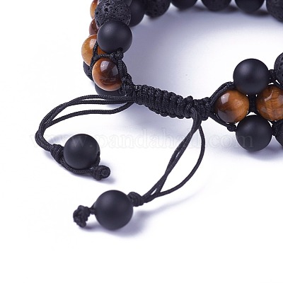 Регулируемые браслеты из бисера&nbsp;BJEW-I273-E04-1