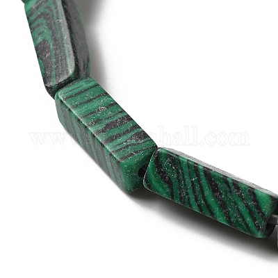 Синтетического малахита бисер нитей&nbsp;G-E612-C06-1
