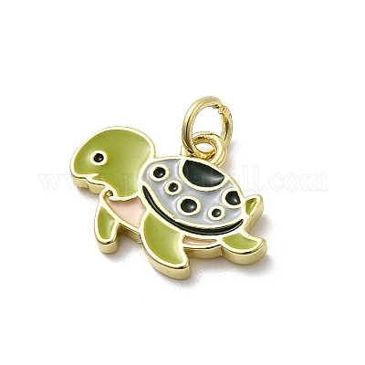 Латунь эмаль подвески KK-P338-03A-G-1