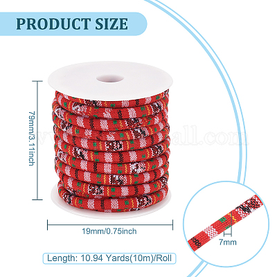 10 м плетеный шнур из нейлона в этническом стиле NWIR-BC0001-02B-1