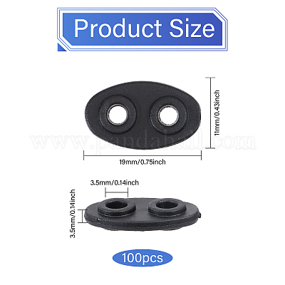 100 шт. пластиковые соединительные подвески&nbsp;KY-CA0001-58B-1