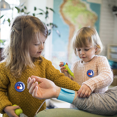 Брошь из белой жести JEWB-WH0012-049-1