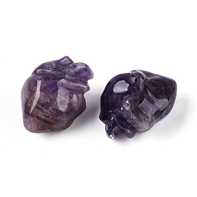 Бусины из натурального аметиста в форме сердца G-T144-04F-1