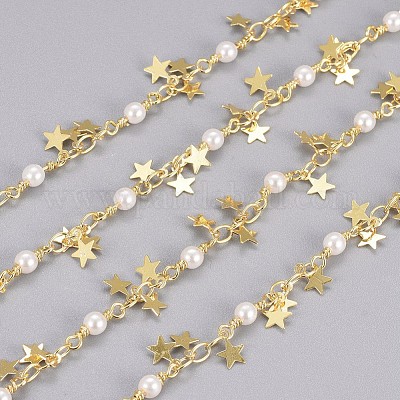 Латунные бисерные цепочки ручной работы CHC-I029-05G-1