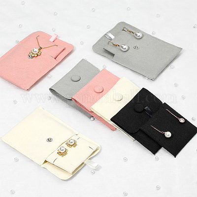 4 комплект квадратных мешочков из микрофибры с пуговицами ABAG-WR0001-09C-1