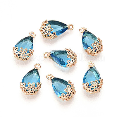 Прозрачные стеклянные подвески GLAA-T007-05A-1