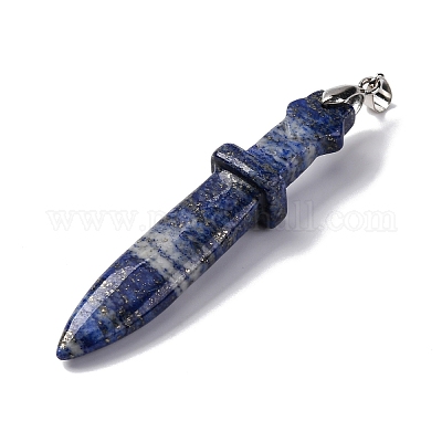 Природные лазурит большие кулоны G-K338-41P-06-1