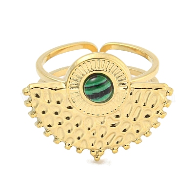 Ионное покрытие (ip) 304 нержавеющая сталь синтетический малахит манжетные кольца G-Z056-02G-03-1