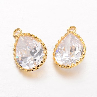 Латунные циркониевые подвески X-KK-L134-22G-1