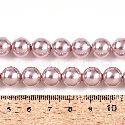 Стеклянные жемчужные бусины HY-G002-01E-05-1