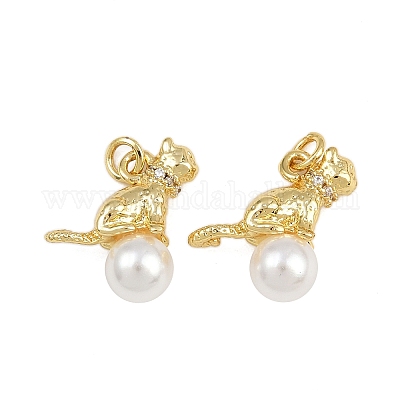 Латунные микро проложить кубического циркония подвески KK-A269-14G-1