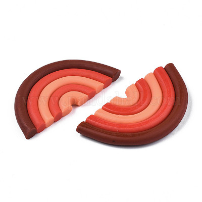 Кабошоны из полимерной глины ручной работы CLAY-N010-030-05-1