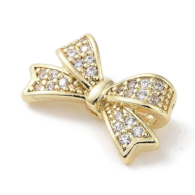 Латунные микропаве из прозрачного кубического циркония KK-G491-34G-1