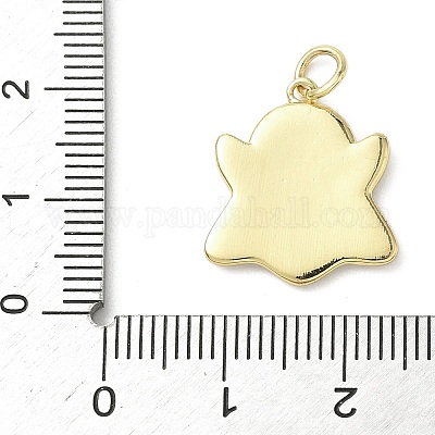 Подвески из латуни и эмали на тему Хэллоуина KK-L248-01G-05-1