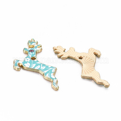 Подвески из эмали и сплава ENAM-N055-017A-07-NR-1