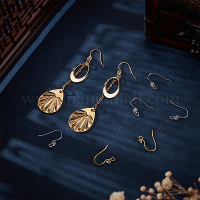 2 цвет 925 серьги из стерлингового серебра с прозрачными кубическими цирконами STER-UN0001-30-1