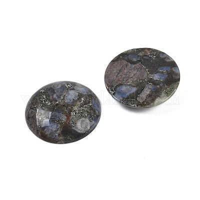 Натуральные глаукофановые кабошоны G-H1596-FR-25mm-19-1