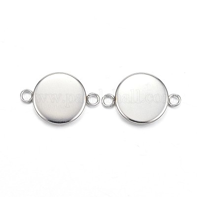 Устойчивые к потускнению крепления для кабошонов из нержавеющей стали 304 STAS-G127-14-10mm-P-1